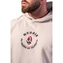 Nebbia NEBBIA x OLYMPIA Washed Hoodie HERITAGE 793 light grey Férfi-melegítőfelső