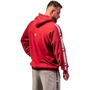 Nebbia NEBBIA x OLYMPIA Washed Hoodie HERITAGE 793 red Férfi-melegítőfelső