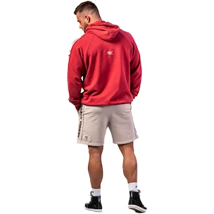 Nebbia NEBBIA x OLYMPIA Washed Hoodie HERITAGE 793 red Férfi-melegítőfelső