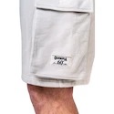 Nebbia NEBBIA x OLYMPIA Washed Loose Fit Cargo Shorts LEGACY 787 light grey Férfirövidnadrág