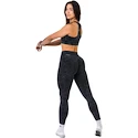 Nebbia NEBBIA x OLYMPIA Washed Medium-Support Sports Bra GOLDEN AGE 778 black  Női melltartó