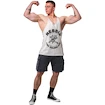 Nebbia NEBBIA x OLYMPIA Washed Muscle Back Stringer GOLDEN AGE 791 light grey Ujjatlan póló férfiaknak