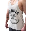 Nebbia NEBBIA x OLYMPIA Washed Muscle Back Stringer GOLDEN AGE 791 light grey Ujjatlan póló férfiaknak
