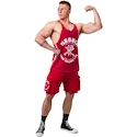 Nebbia NEBBIA x OLYMPIA Washed Muscle Back Stringer GOLDEN AGE 791 red Ujjatlan póló férfiaknak