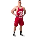 Nebbia NEBBIA x OLYMPIA Washed Muscle Back Stringer GOLDEN AGE 791 red Ujjatlan póló férfiaknak