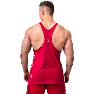 Nebbia NEBBIA x OLYMPIA Washed Muscle Back Stringer GOLDEN AGE 791 red Ujjatlan póló férfiaknak