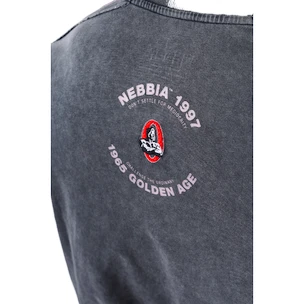 Nebbia NEBBIA x OLYMPIA Washed Oversized T-Shirt GOLDEN AGE 790 black Férfipóló