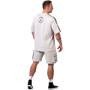 Nebbia NEBBIA x OLYMPIA Washed Oversized T-Shirt GOLDEN AGE 790 light grey Férfipóló