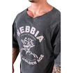Nebbia NEBBIA x OLYMPIA Washed Rag Top GOLDEN AGE 788 black Férfipóló