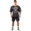 Nebbia NEBBIA x OLYMPIA Washed Rag Top GOLDEN AGE 788 black Férfipóló