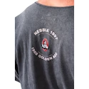 Nebbia NEBBIA x OLYMPIA Washed Rag Top GOLDEN AGE 788 black Férfipóló