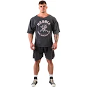Nebbia NEBBIA x OLYMPIA Washed Rag Top GOLDEN AGE 788 black Férfipóló