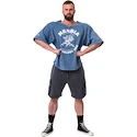 Nebbia NEBBIA x OLYMPIA Washed Rag Top GOLDEN AGE 788 blue Férfipóló