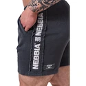 Nebbia NEBBIA x OLYMPIA Washed Sweat Shorts LEGEND 786 black Férfirövidnadrág
