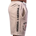 Nebbia NEBBIA x OLYMPIA Washed Sweat Shorts LEGEND 786 light grey Férfirövidnadrág