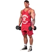 Nebbia NEBBIA x OLYMPIA Washed Sweat Shorts LEGEND 786 red Férfirövidnadrág