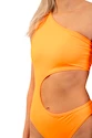 Nebbia  One Shoulder Asymmetrical Monokini 458 Orange Neon Fürdőruha