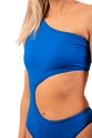 Nebbia  One Shoulder Asymmetrical Monokini 459 Blue Fürdőruha
