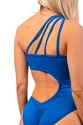 Nebbia  One Shoulder Asymmetrical Monokini 459 Blue Fürdőruha