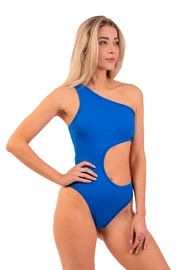 Nebbia One Shoulder Asymmetrical Monokini 459 Blue Fürdőruha