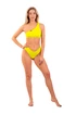 Nebbia  One Shoulder Bandeau Bikini Top 448 Green Fürdőruha