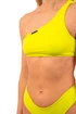 Nebbia  One Shoulder Bandeau Bikini Top 448 Green Fürdőruha
