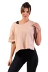Nebbia  Organic Cotton Loose Fit “The Minimalist” Crop Top 417 salmon Női póló