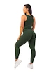 Nebbia  Organic Cotton Ribbed Tank Top 414 dark green Női ujjatlan póló