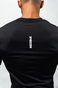 Nebbia Performance+ Short-Sleeve Sports T-shirt RESISTANCE 348 black Férfipóló