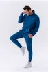 Nebbia  Pull-over Hoodie with a Pouch Pocket 331 blue Férfi-melegítőfelső