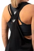 Nebbia  Sleeveless Loose Cross Back Tank Top "Feeling Good" 419 Black Női ujjatlan póló