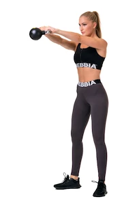 Nebbia  Smart zip sports bra black Női melltartó XS