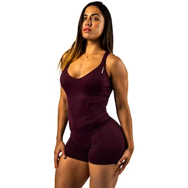 Nebbia STRONG BEAUTY Body-Enhancing Workout Jumpsuit 427 dark red Női póló