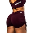 Nebbia STRONG BEAUTY Lace-Up Sculpting Shorts OWN YOUR POWER 429 dark red Női rövidnadrág