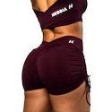 Nebbia STRONG BEAUTY Lace-Up Sculpting Shorts OWN YOUR POWER 429 dark red Női rövidnadrág