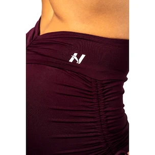 Nebbia STRONG BEAUTY Lace-Up Sculpting Shorts OWN YOUR POWER 429 dark red Női rövidnadrág