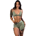 Nebbia STRONG BEAUTY Lace-Up Sculpting Shorts OWN YOUR POWER 429 light green Női rövidnadrág