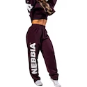 Nebbia STRONG BEAUTY Loose-Fit Baggy Pants BOYFRIEND STYLE 432 dark red Női melegítőalsó