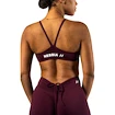 Nebbia STRONG BEAUTY Medium-Support Sports Bra TWIST-KNOT 423 dark red  Női melltartó