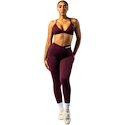 Nebbia STRONG BEAUTY Medium-Support Sports Bra TWIST-KNOT 423 dark red  Női melltartó