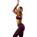 Nebbia STRONG BEAUTY Medium-Support Sports Bra TWIST-KNOT 423 dark red  Női melltartó