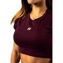 Nebbia STRONG BEAUTY Open-back Cropped Top 430 dark red Női ujjatlan póló