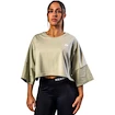 Nebbia STRONG BEAUTY Oversized Cropped Tee JUST FLOW 431 light green Női póló