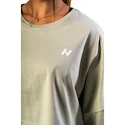 Nebbia STRONG BEAUTY Oversized Cropped Tee JUST FLOW 431 light green Női póló