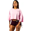 Nebbia STRONG BEAUTY Oversized Cropped Tee JUST FLOW 431 pink Női póló