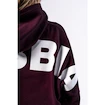 Nebbia STRONG BEAUTY Oversized Hoodie OWN YOUR POWER 433 dark red Női melegítőfelső