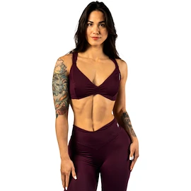 Nebbia STRONG BEAUTY Sports Bra 424 dark red Női melltartó