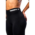 Nebbia STRONG BEAUTY V-Cut Lace-Up Sculpting Leggings OWN YOUR POWER 426 black Női leggings