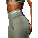 Nebbia STRONG BEAUTY V-Cut Lace-Up Sculpting Leggings OWN YOUR POWER 426 light green Női leggings