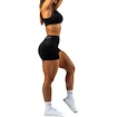 Nebbia STRONG BEAUTY V-shaping Belt Shorts 428 black Női rövidnadrág